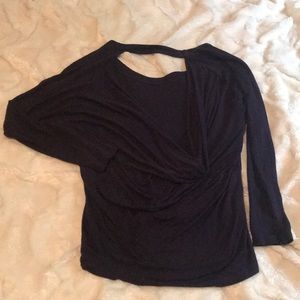 Express Open Back Long Sleeve Top
